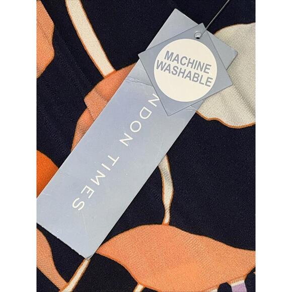 London Times Women’s Dress Sleeveless Midi Length Floral Summer - Picture 7 of 8